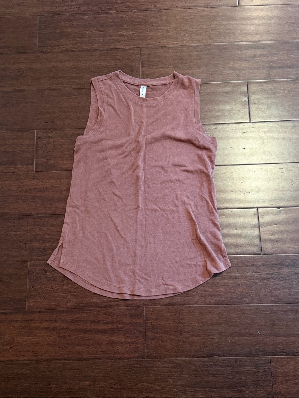 Athleta Ribbed Sleeveless Tank - Dusty Rose
